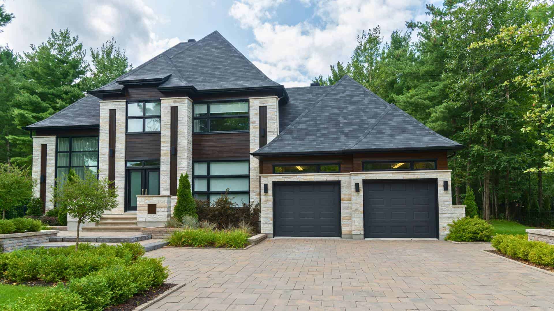 Maison de luxe belge après simulation crédit hypothécaire