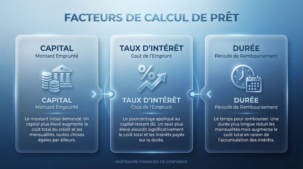 Calcul crédit hypothécaire : facteurs importants