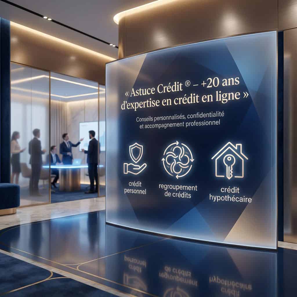 Astuce Crédit, expert et courtier en crédit en ligne depuis plus de 20 ans en Wallonie et à Bruxelles, spécialisé en crédit personnel, regroupement de crédits et crédit hypothécaire"
