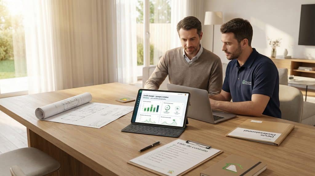 Crédit pompe à chaleur - Expert expliquant le crédit énergie pour financer la PAC.