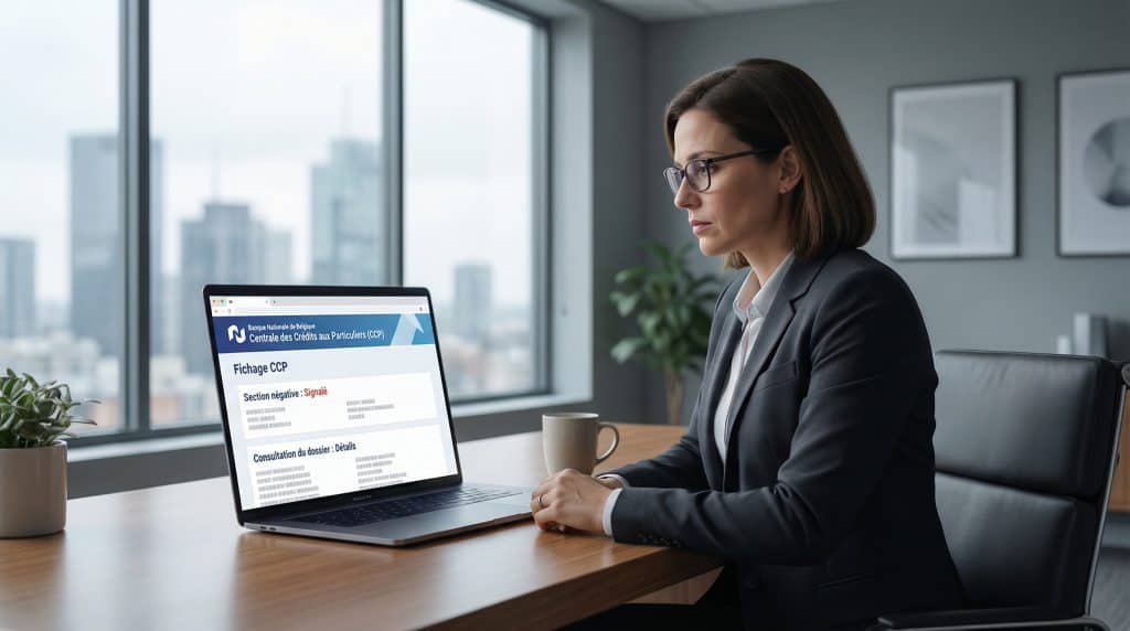 Consultation CCP avant une demande de crédit pour interdit bancaire Belgique