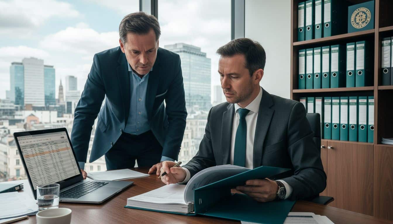 Discussion sérieuse sur dossiers bancaires en Belgique