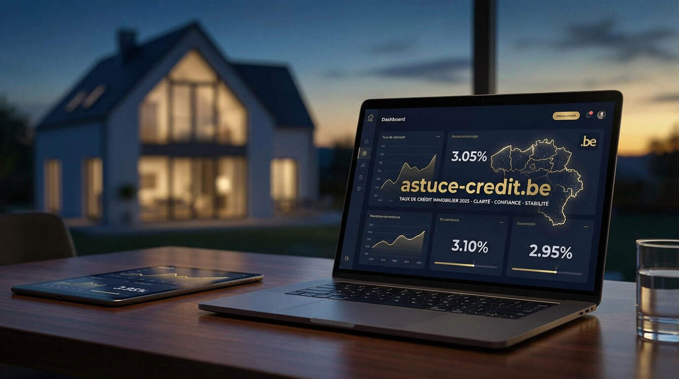 Taux crédit immobilier Belgique 2025